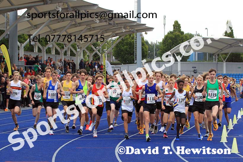 Boys under-15s 2022 Northern Road Relays, SportsCity, Manchester. Photo: David T. Hewitson/Sports for All Pics